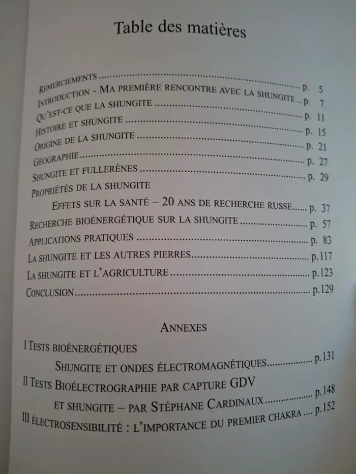 Livre - La Shungite énergie de vie - Regina Martino - photo numéro 3