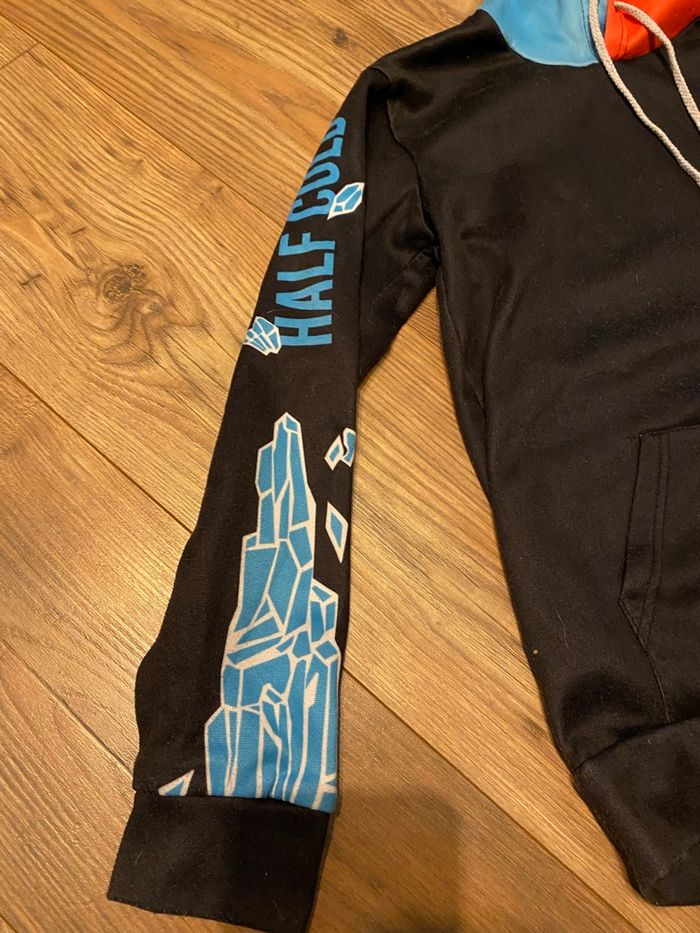 Sweat noir rouge bleu bleu manga taille XXS - photo numéro 5