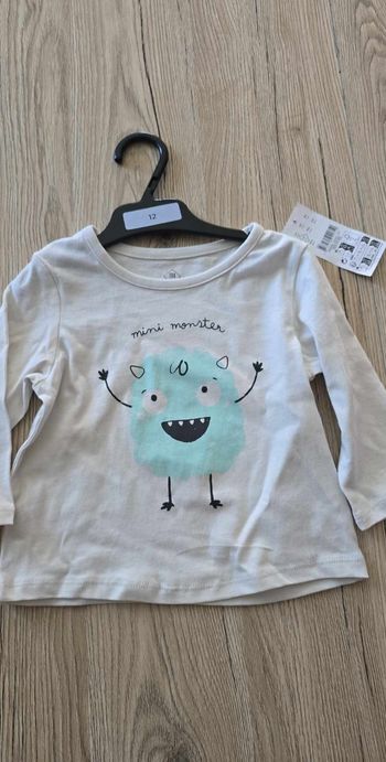 T-shirt manche longue neuf