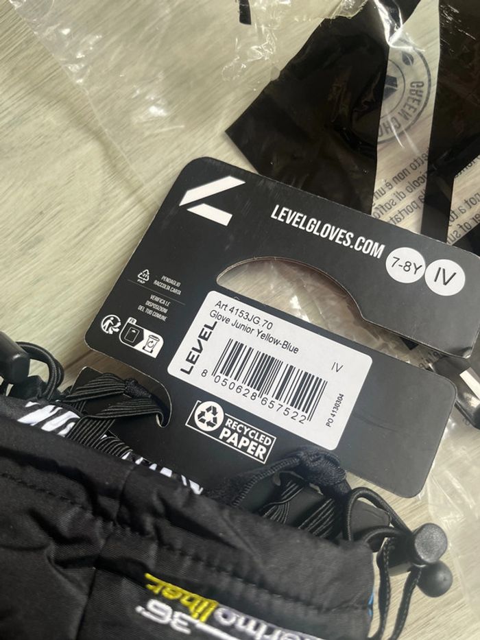 Gant de ski garçon level gloves taille 7-8 ans neuf prix boutique 42,5€ - photo numéro 4