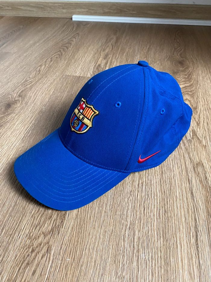 Casquette FC Barcelone Nike bleue - photo numéro 3