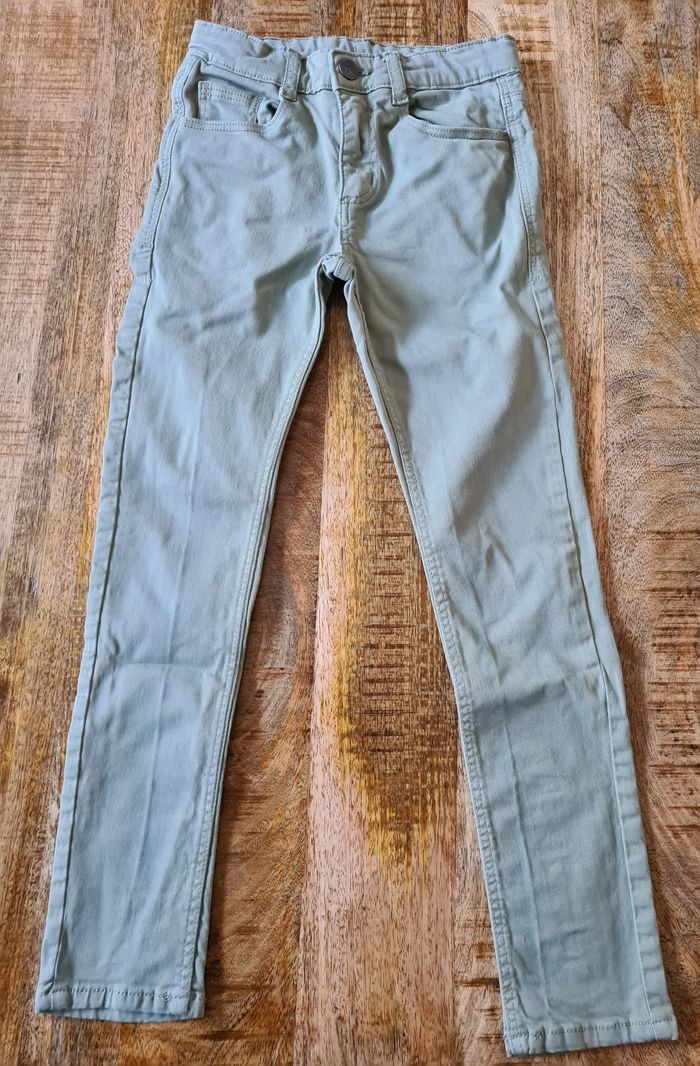 Pantalon slim 8 ans jeans kaki - photo numéro 3