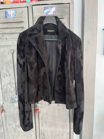 Veste style velours non côtelé
