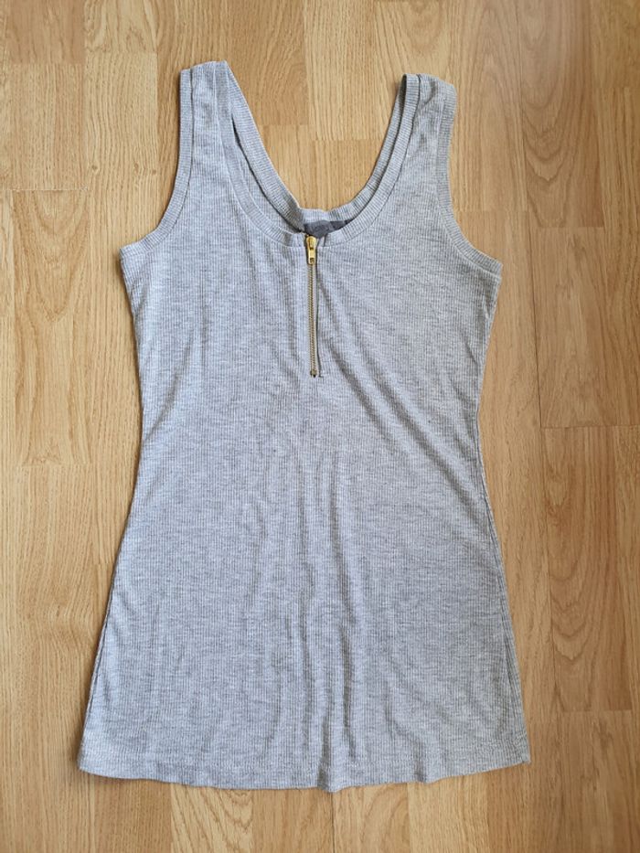 Débardeur gris jennyfer