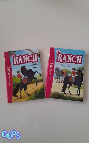 Lot de 2 livres Le Ranch n1 et 2