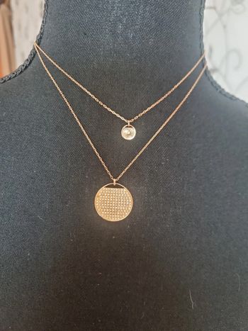 Collier double swarovski