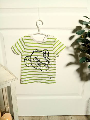 T-shirt Simba Le Roi Lion Disney Baby Orchestra – 6 mois – Neuf avec étiquette