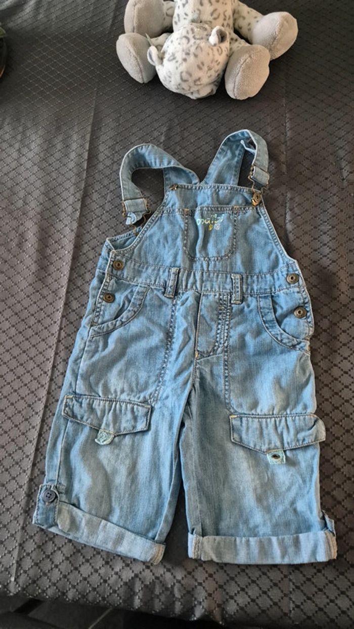 Salopette courte obaibi 3 ans