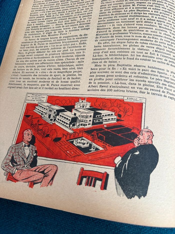 Livre cahier ancien Pension Furax Roger Roux Pierre Probst éditions du puits Pelu album - photo numéro 15