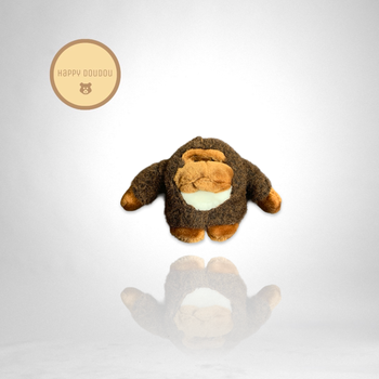 Peluche Singe marron et blanc A960