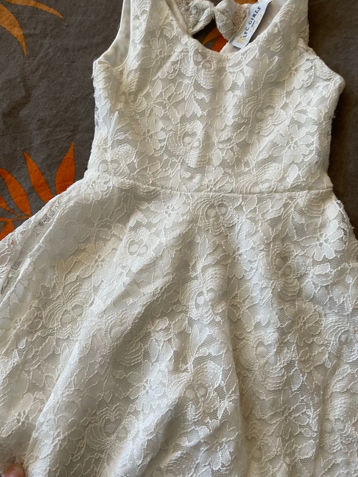 Robe crème dentelle - photo numéro 2