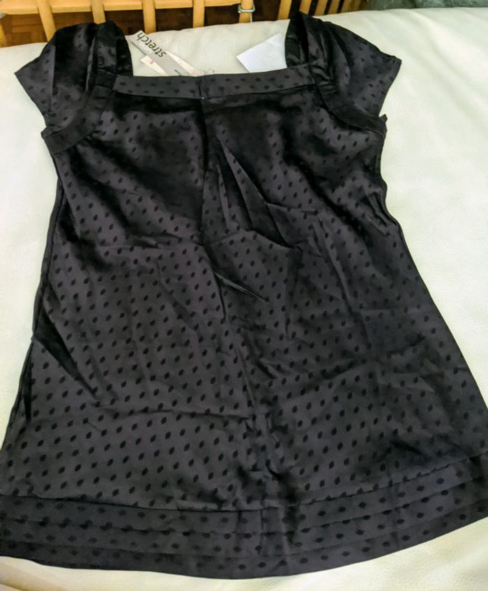 Chemisier manches courtes violet - photo numéro 7