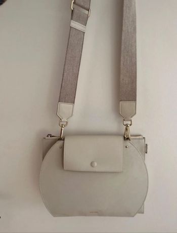 Sac bandoulière gris clair