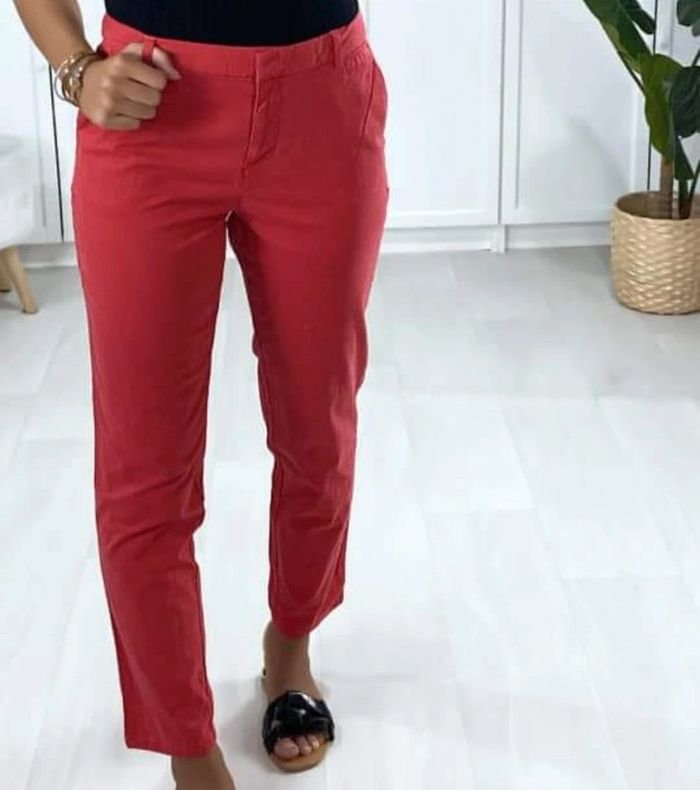 Pantalon Chino rouge - photo numéro 2