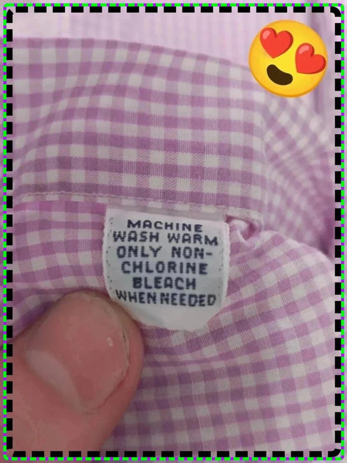 🟣 Chemise manches longues Ralph Lauren Vichy Lilas – Taille 16 ½ / 34–35 (Yarmouth Fit – L homme) - photo numéro 4