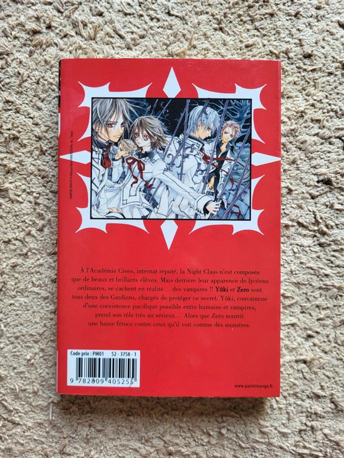 Vampire Knight Tome 1 - Manga de Matsuri Hino - photo numéro 2
