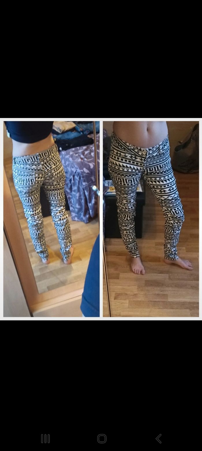 Jeans slim aztèque taille 38 👩