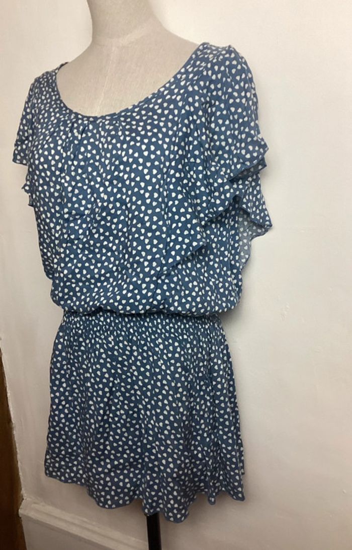 Robe bleue à motifs Taleyo 38 - photo numéro 7