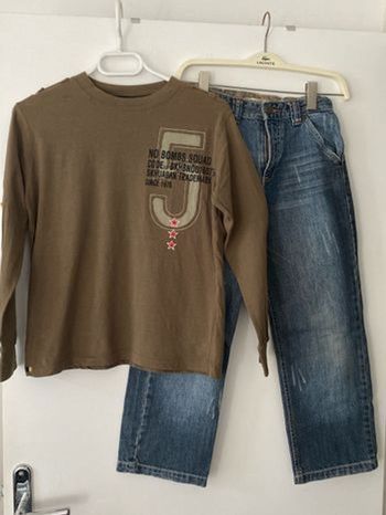 ZARA jean’s 8 ans + t-shirt manches longues 10/11 ans