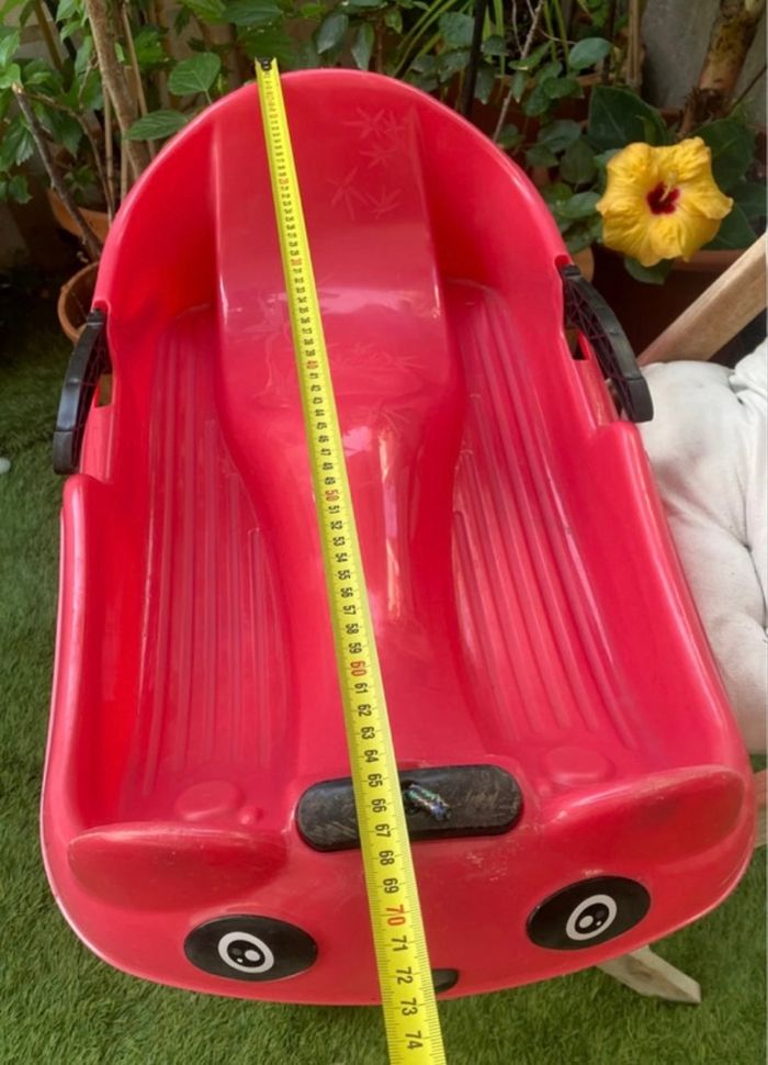 Lot de luge trés chou pour enfants, une rose et une blessé - photo numéro 4