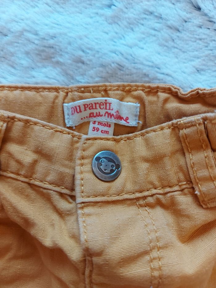 Ensemble t-shirt manches courtes et short 6 mois - photo numéro 7