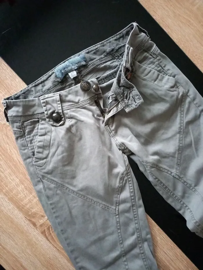 Pantalon fille kaki T.34 - photo numéro 4