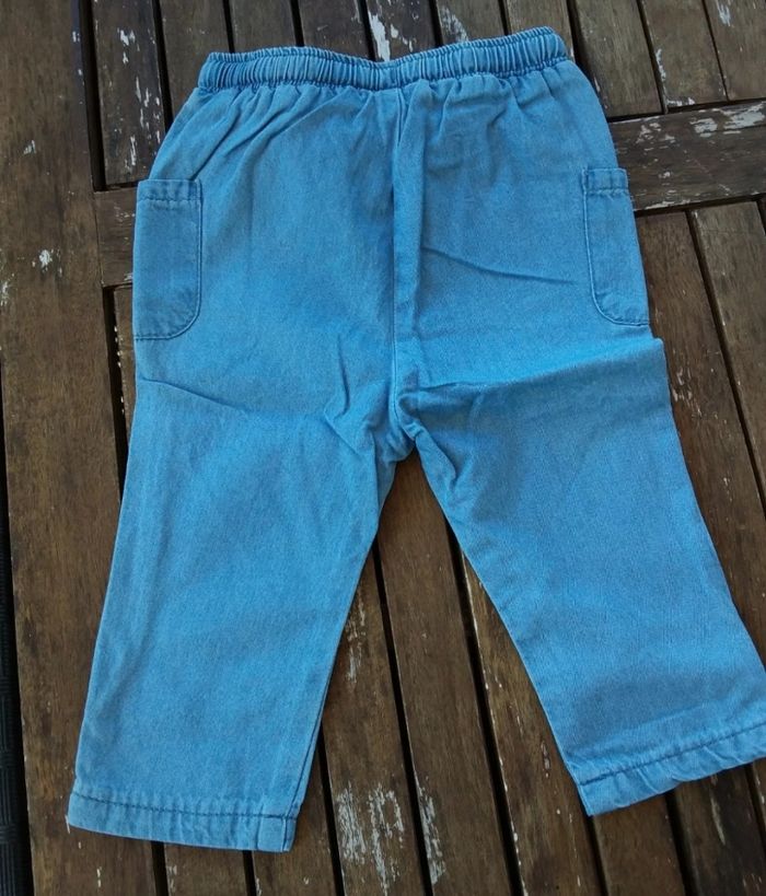 Lot pantalons/jeans 9 mois - photo numéro 7