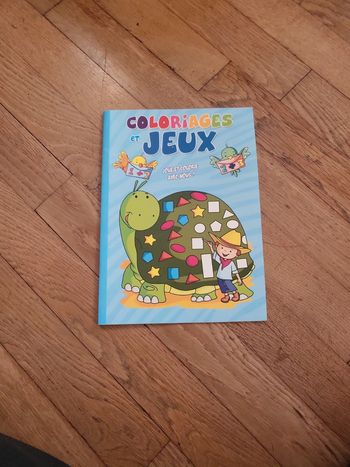 Cahier coloriage et jeux