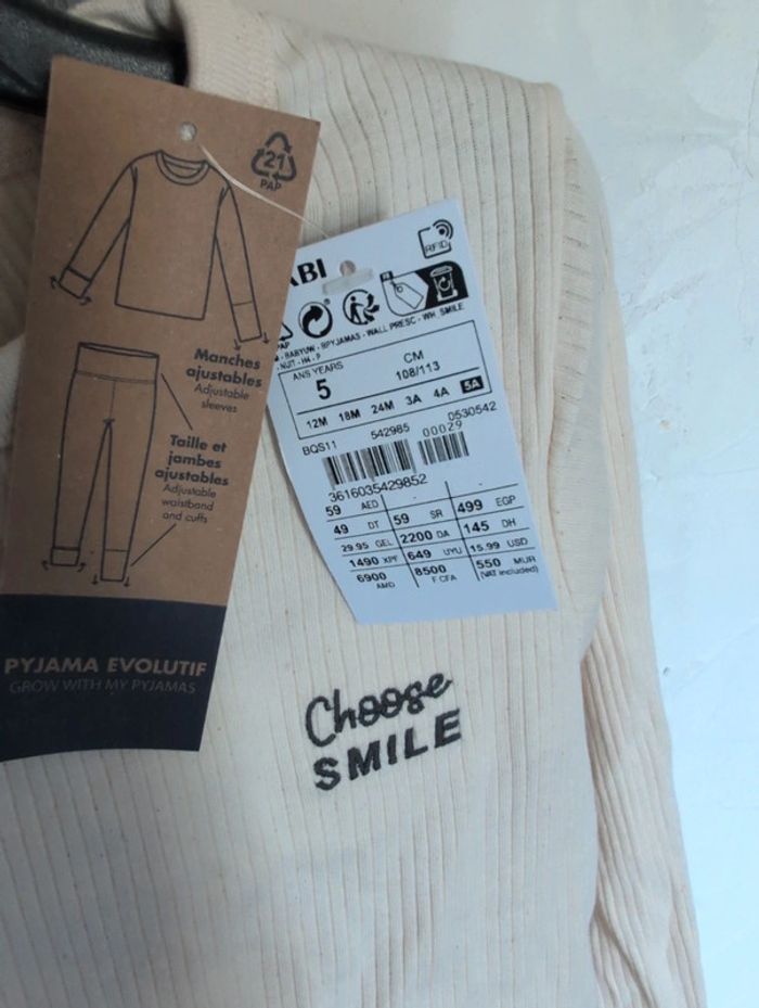 Pyjama évolutif 5 ans - photo numéro 3