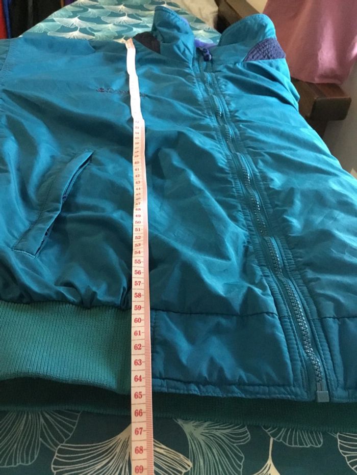 Veste chaude doublure polaire pour femme Columbia bleu vert taille XL 166 - photo numéro 11