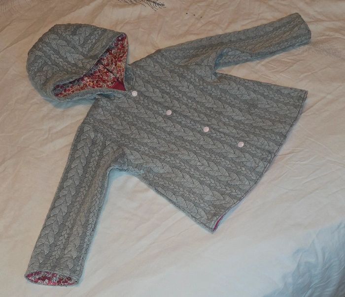Veste réversible, créatrice Retrochic boutique, 4 ans - photo numéro 5