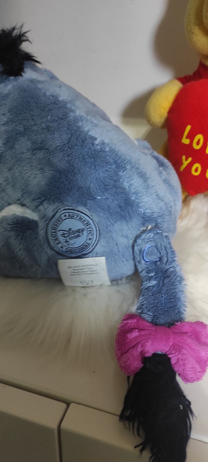 2 peluches Winnie ourson et bourriquet  Disney - photo numéro 3