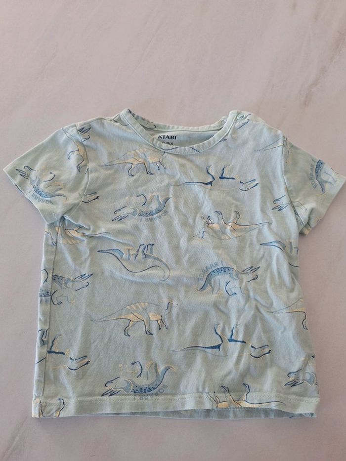 👕 T-shirt bébé dinosaures – KIABI – 24 mois (83–89 cm)