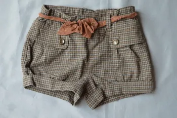 Short à carreaux Zara Baby 18-24 mois - Marron