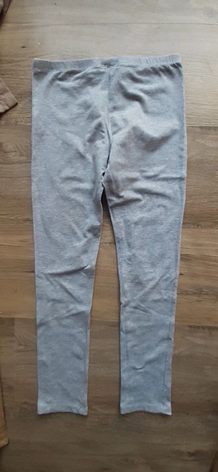 Leggins gris 10 ans