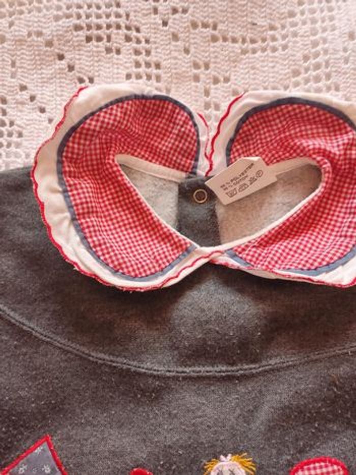 Combinaison bébé 12 mois gris - photo numéro 2