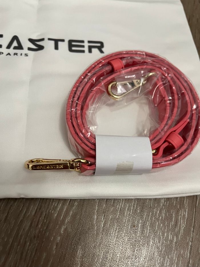 Sac Lancaster Rose blush et or cuir - Neuf - photo numéro 5