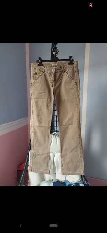 Pantalon marron beige