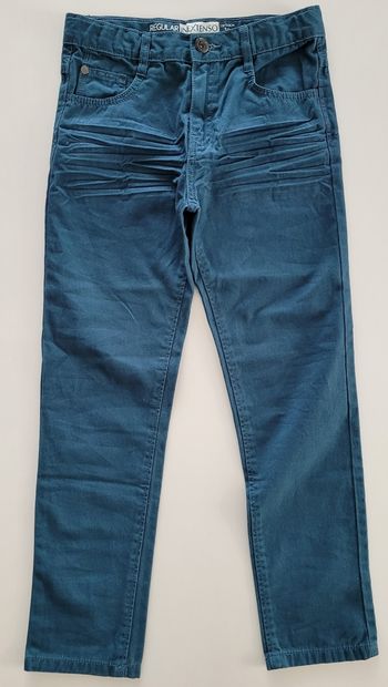 Jeans garçon bleu canard 10 ans