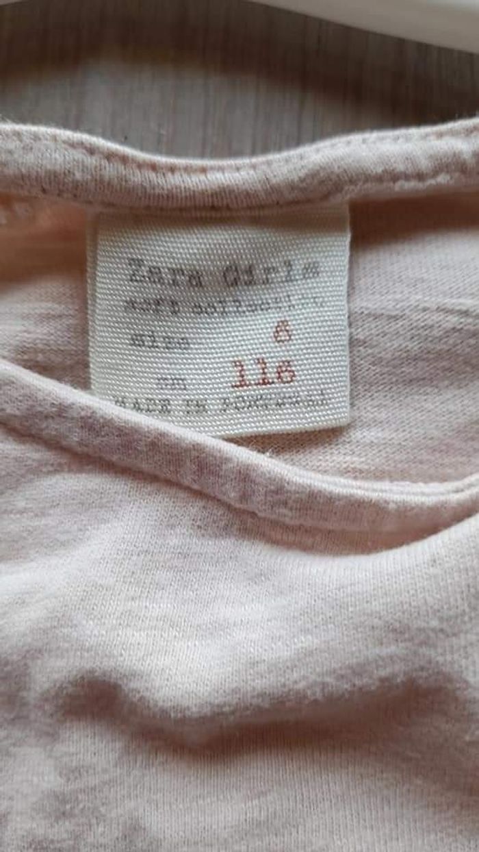 Lot de 3 t-shirts longues manches fille 116 - photo numéro 3