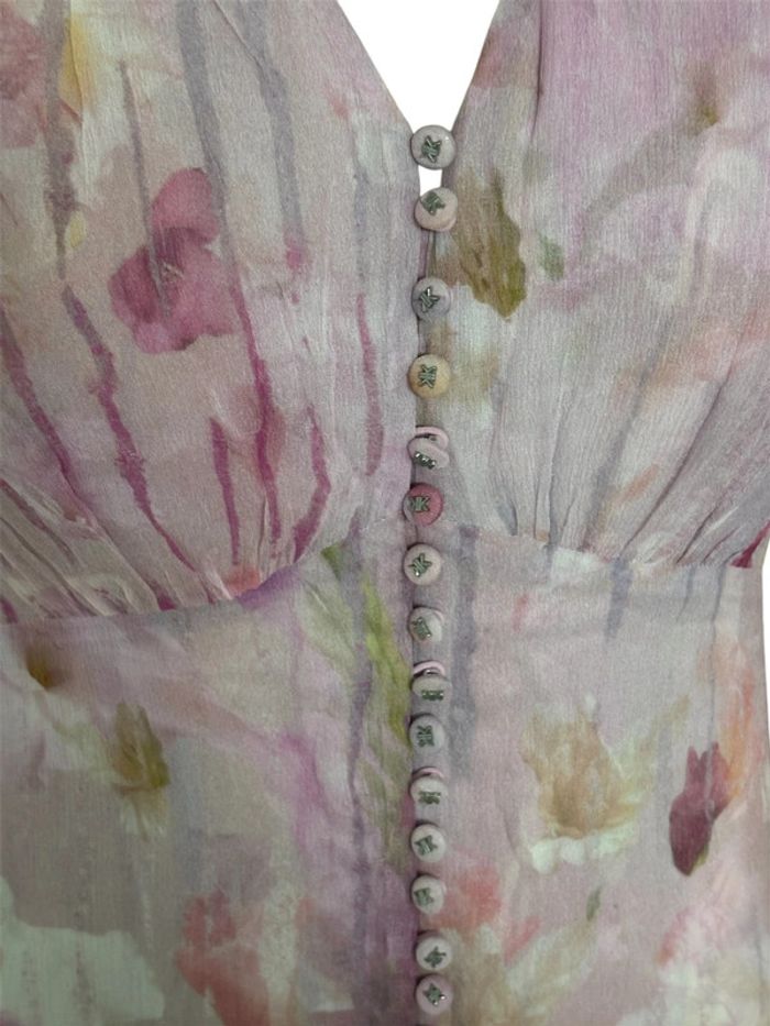 Robe The Kooples neuve - Taille 1 - Imprimé fleuri romantique - photo numéro 6