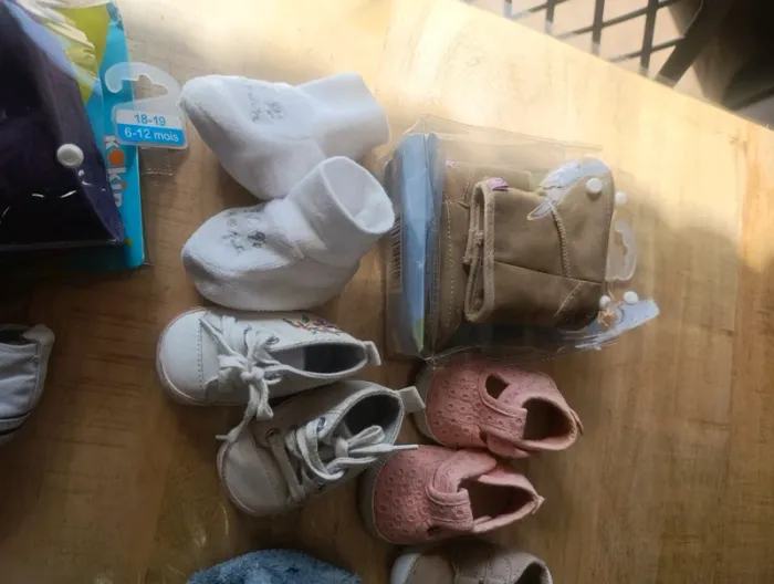 Chaussure et chaussettes 0/3 mois - photo numéro 2