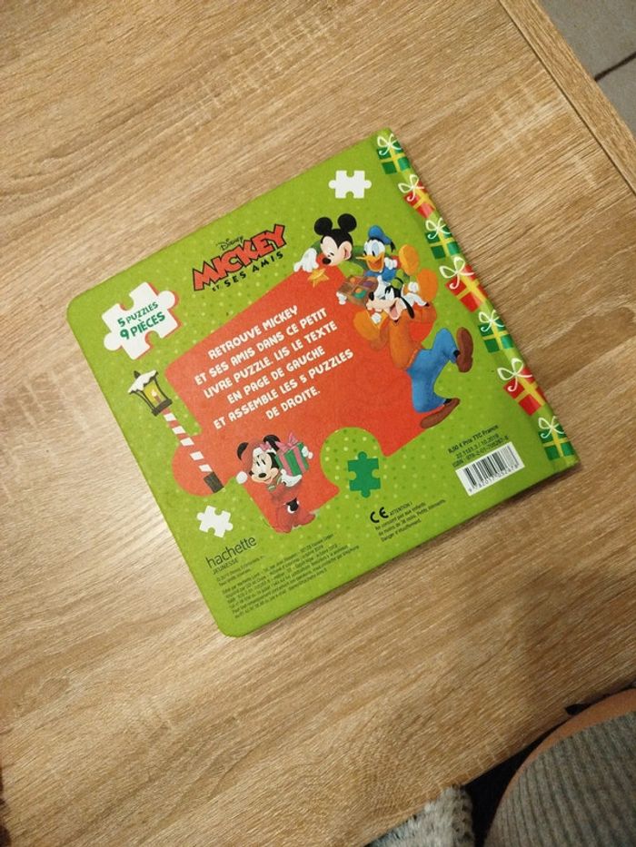Mon petit livre puzzle Mickey et ses amis Disney - photo numéro 4