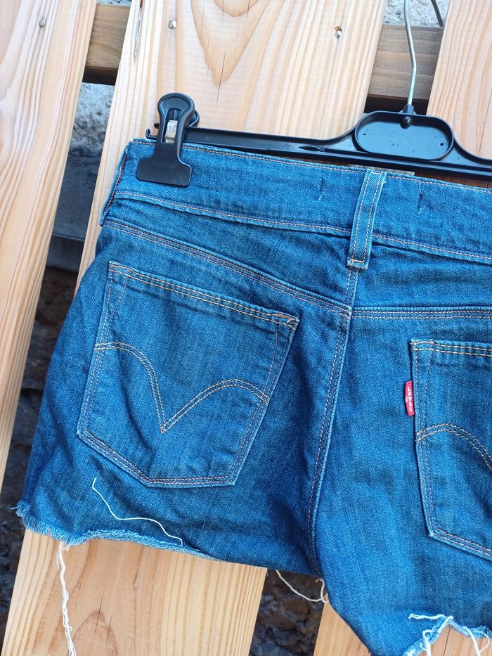 Joli short en jean bleu Levi's et Kiliwatch - photo numéro 6