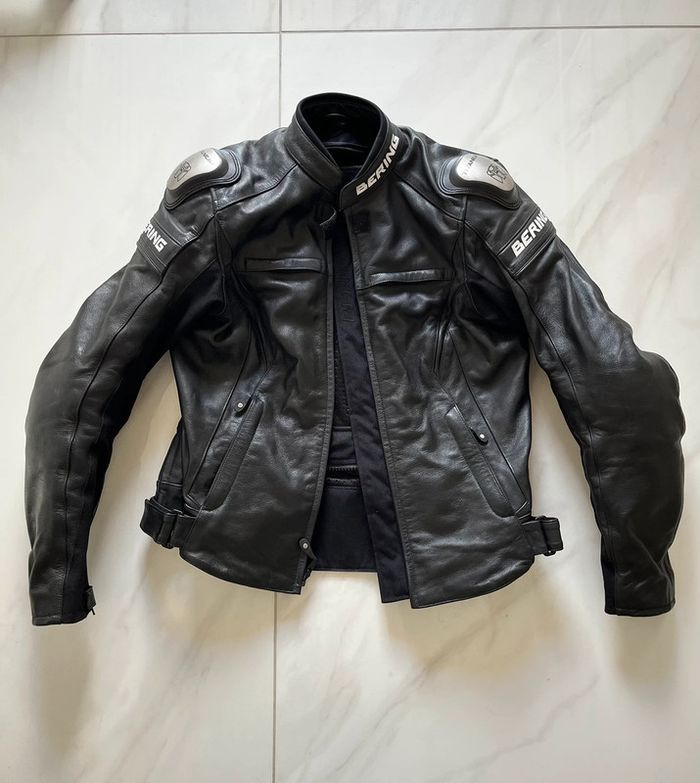 Ensemble de moto blouson et pantalon en cuir BERING - photo numéro 7