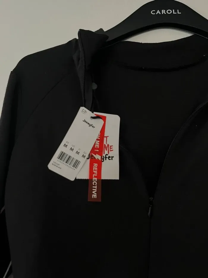 Neuve avec étiquette robe pull tunique noire Jennyfer taille M - photo numéro 2
