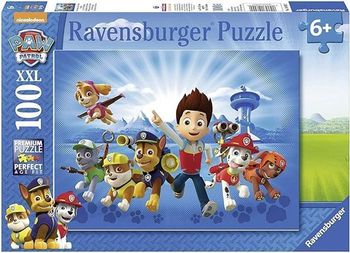 Ravensburger - Puzzle Enfant - Puzzle 100 p XXL - L'équipe de la Pat'Patrouille - Disney - Dès 6 Ans