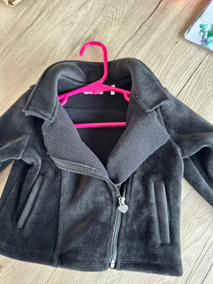 Cardigan noir velours esprit motard ikks 18 mois - photo numéro 7