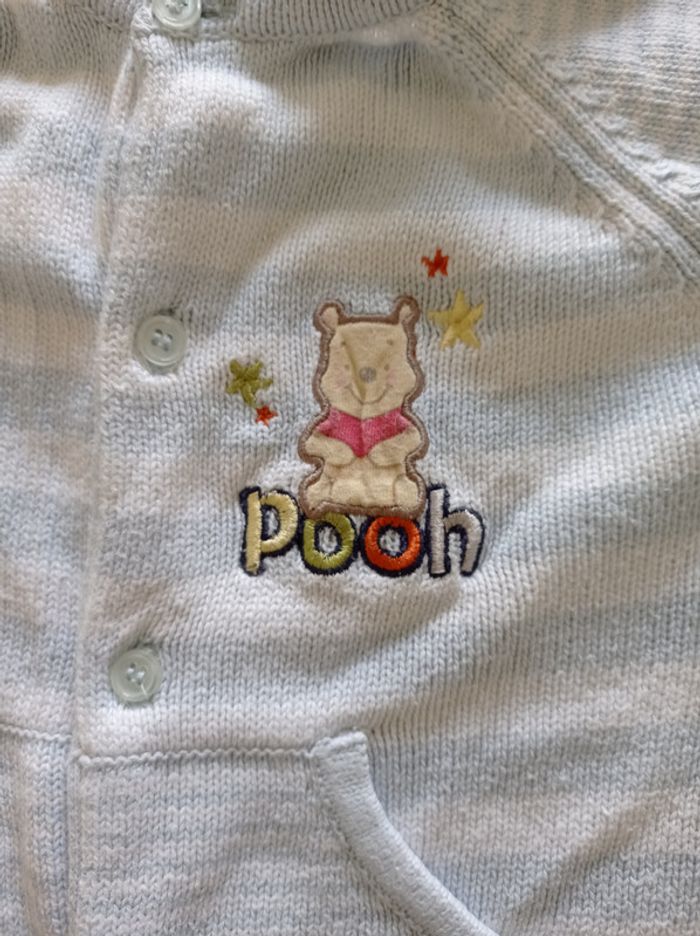 Pyjama/Combinaison Winnie bébé garçon 6 mois - photo numéro 4