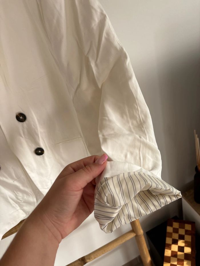 Veste blazer blanche - photo numéro 6